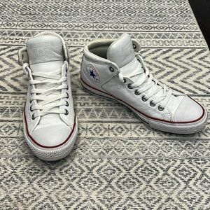 White high top Chuck Taylor Converse